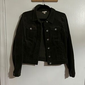 Women’s Dark Green Corduroy Jacket